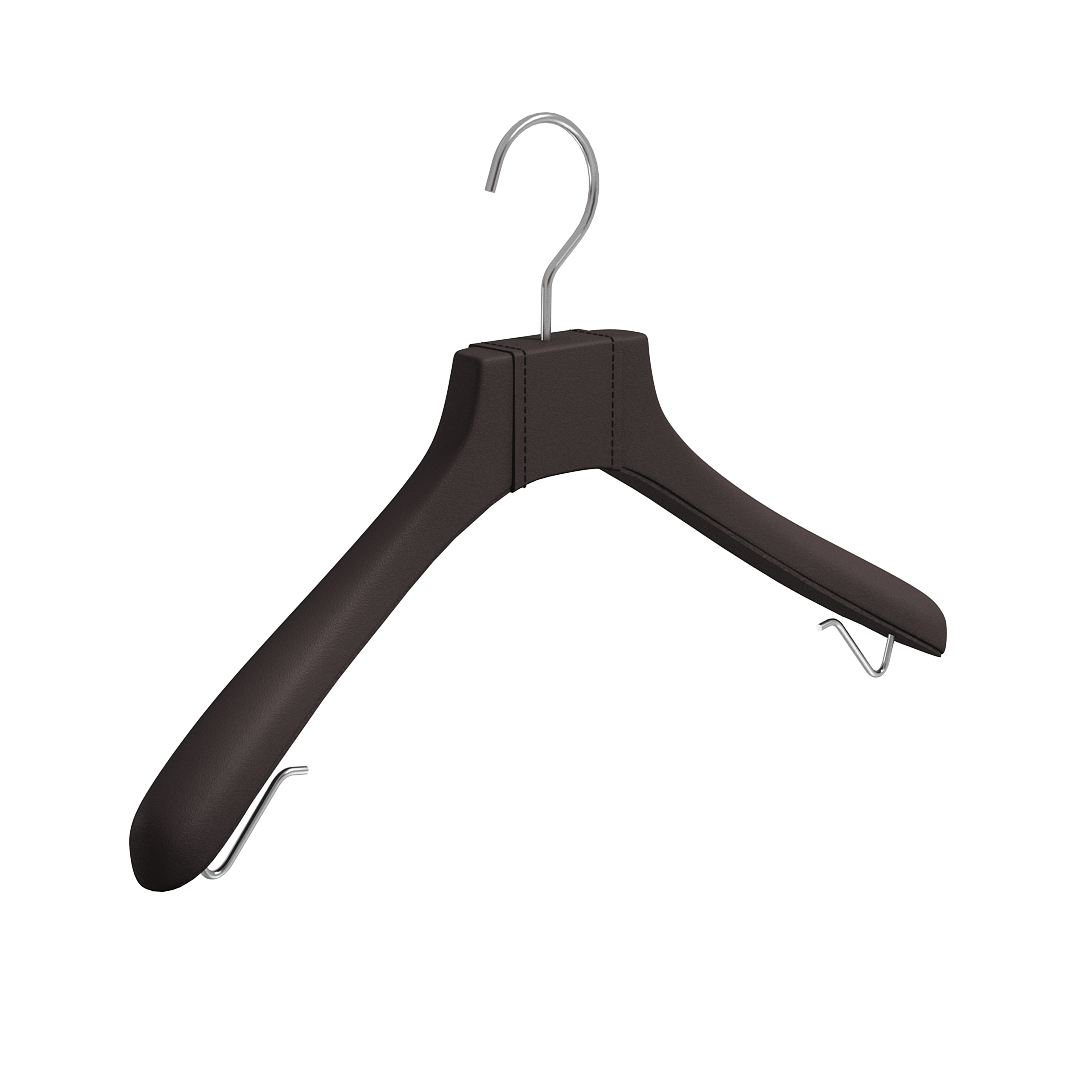 Вешалка для одежды с бретелями Classic Lux, кожа \ CLLB29-36, BlackCoffee