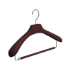 Вешалка для костюмов Elegance Lux, кожа \ EGL12-36, Maroon